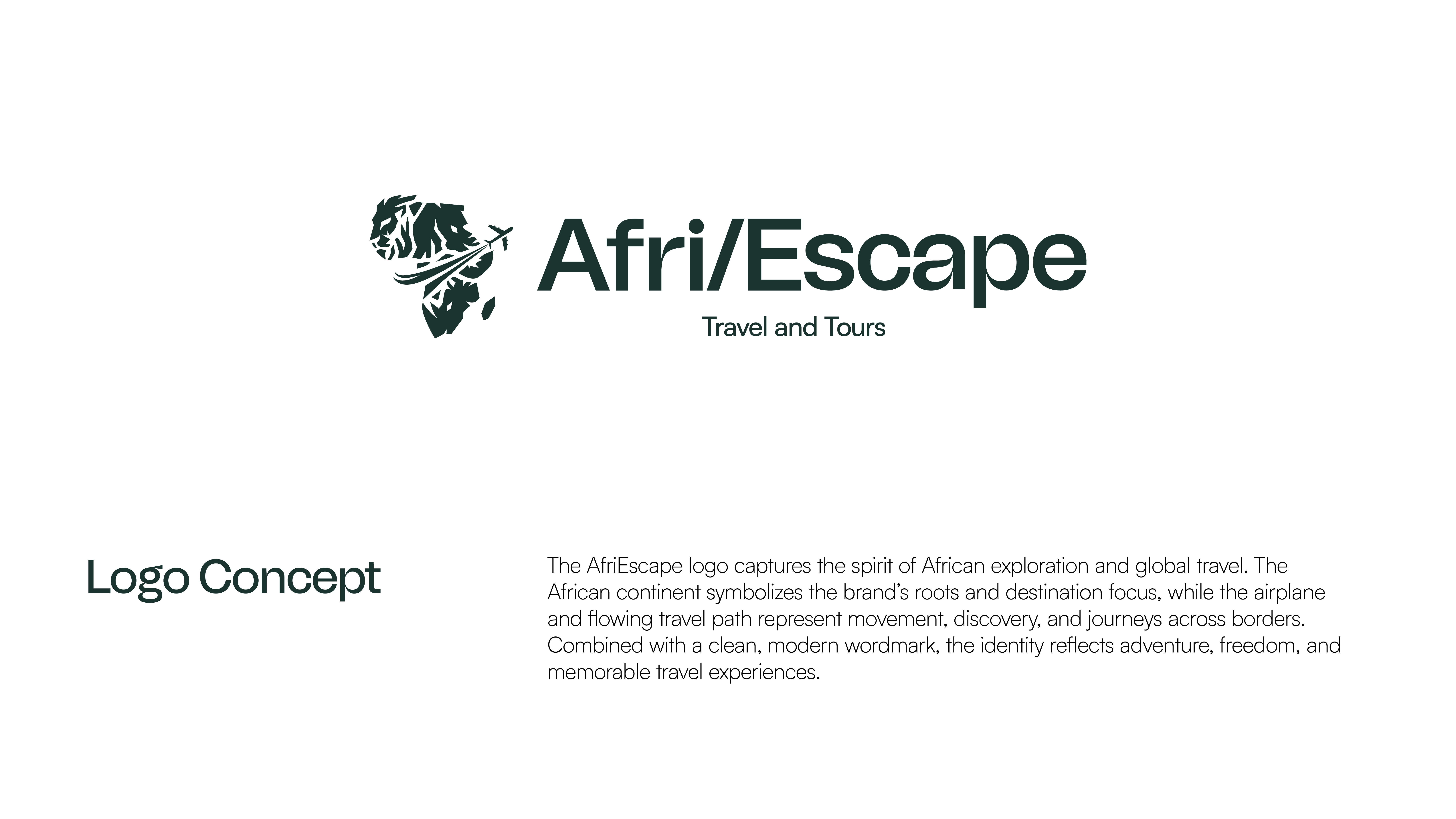 Afri/Escape logo design - Logo Design by Xeemax Digital, frame 3