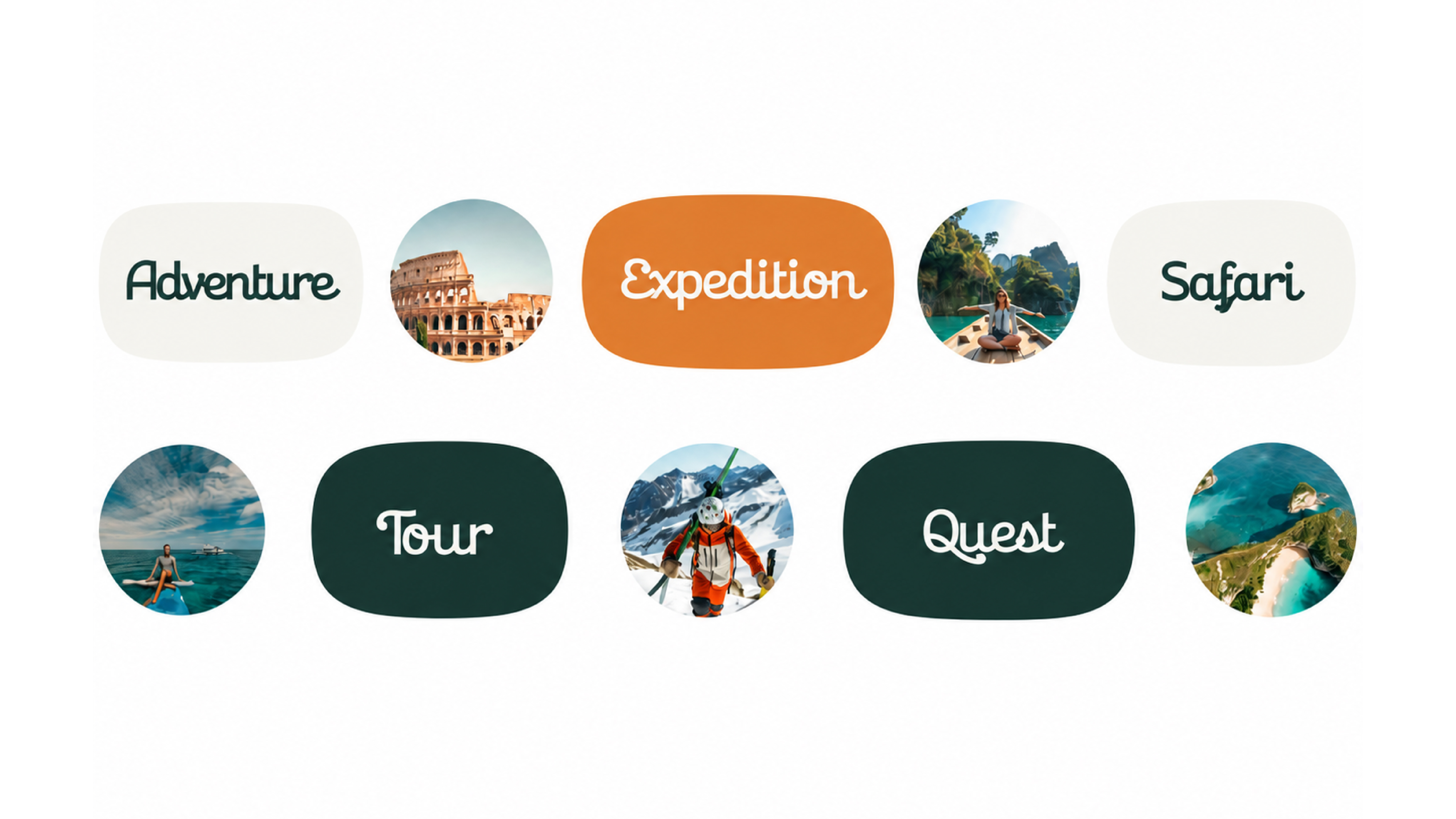 Afri/Escape logo design - Logo Design by Xeemax Digital, frame 10