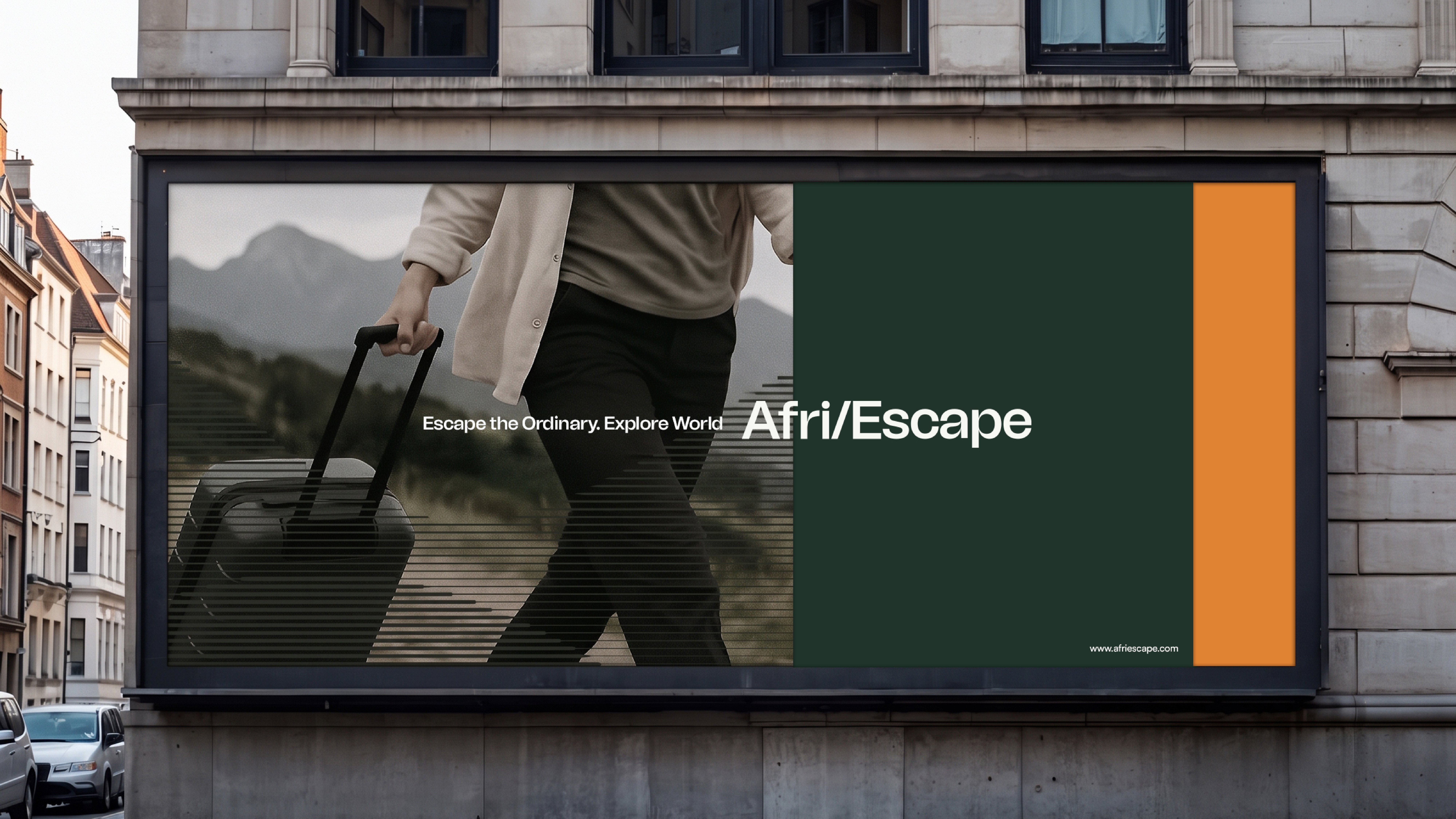 Afri/Escape logo design - Logo Design by Xeemax Digital, frame 15