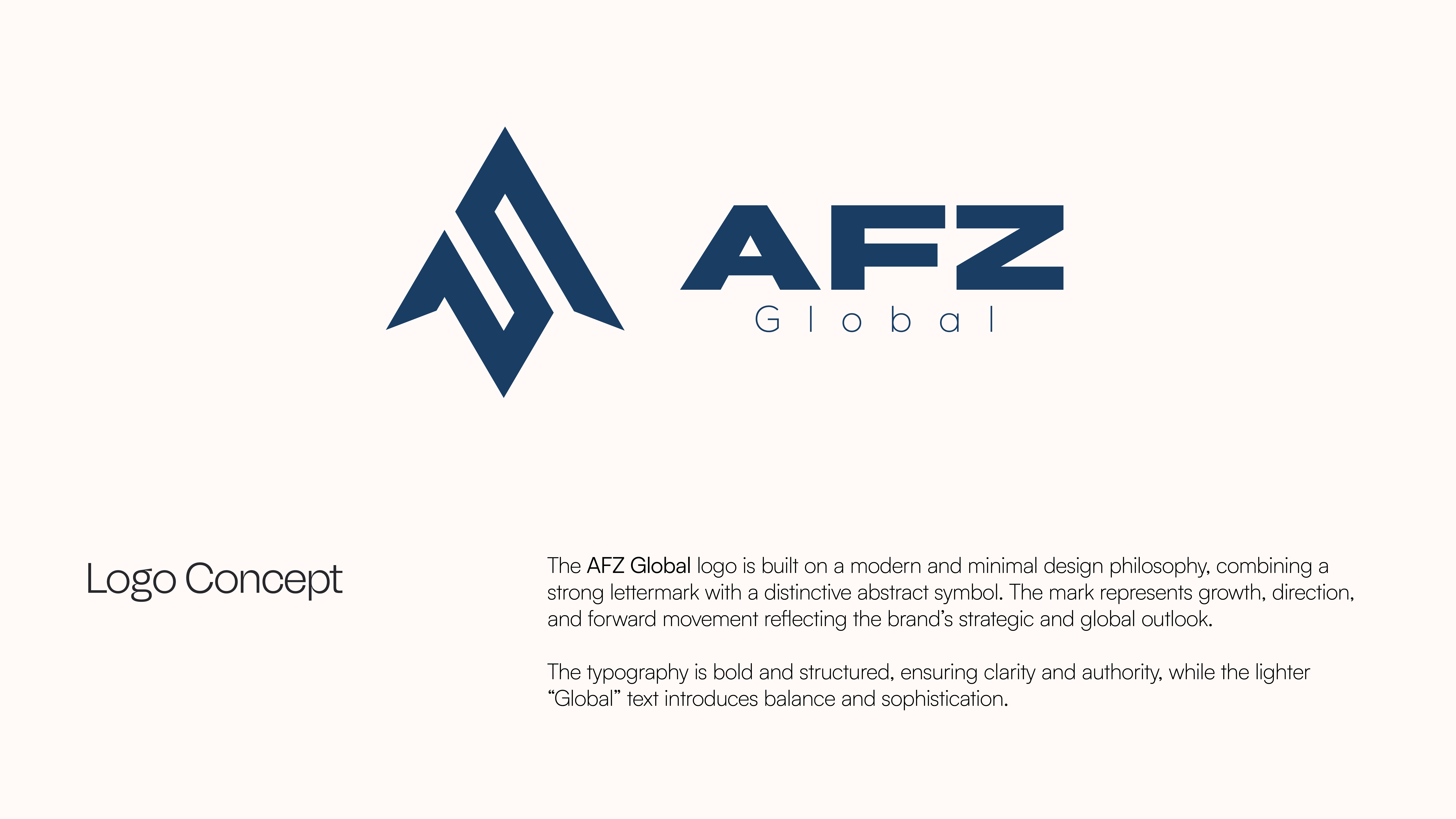 AFZ Global logo concept