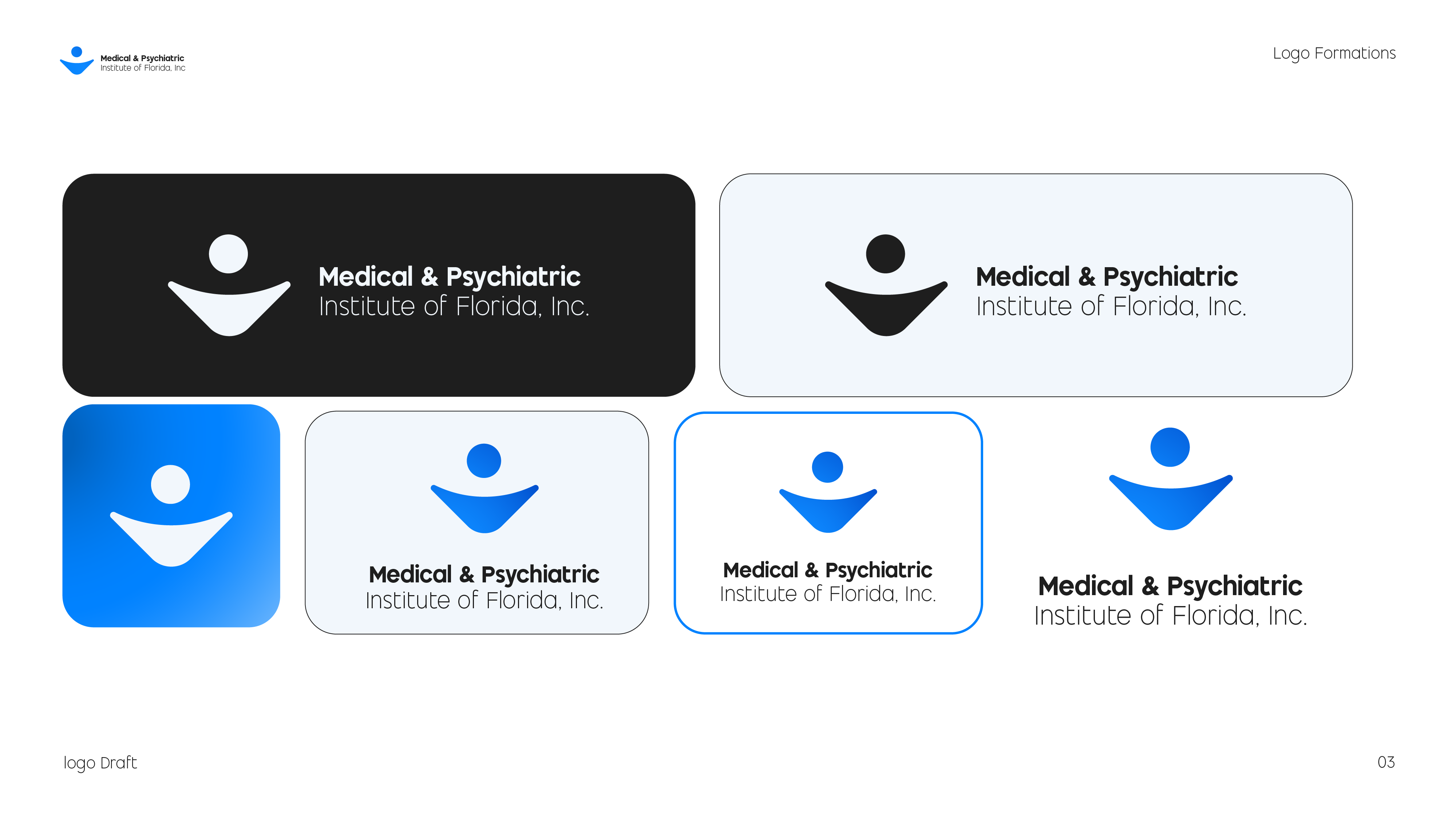 Medical and Psychiatric Institute of Florida logo formations