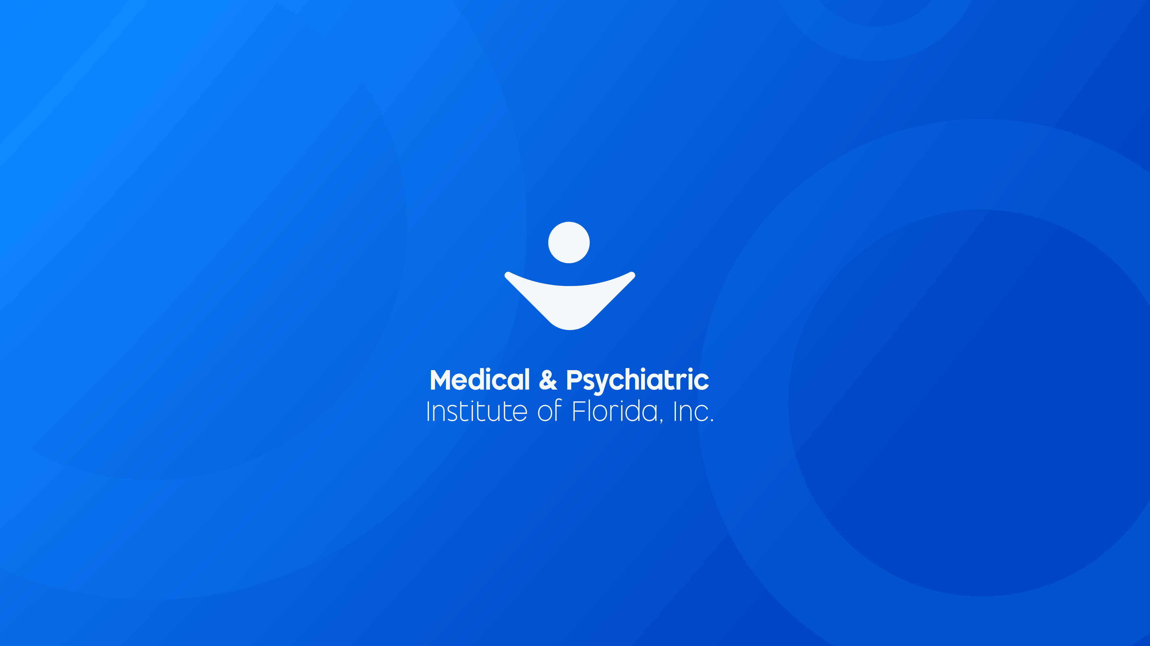 Medical and Psychiatric Institute of Florida logo on blue
