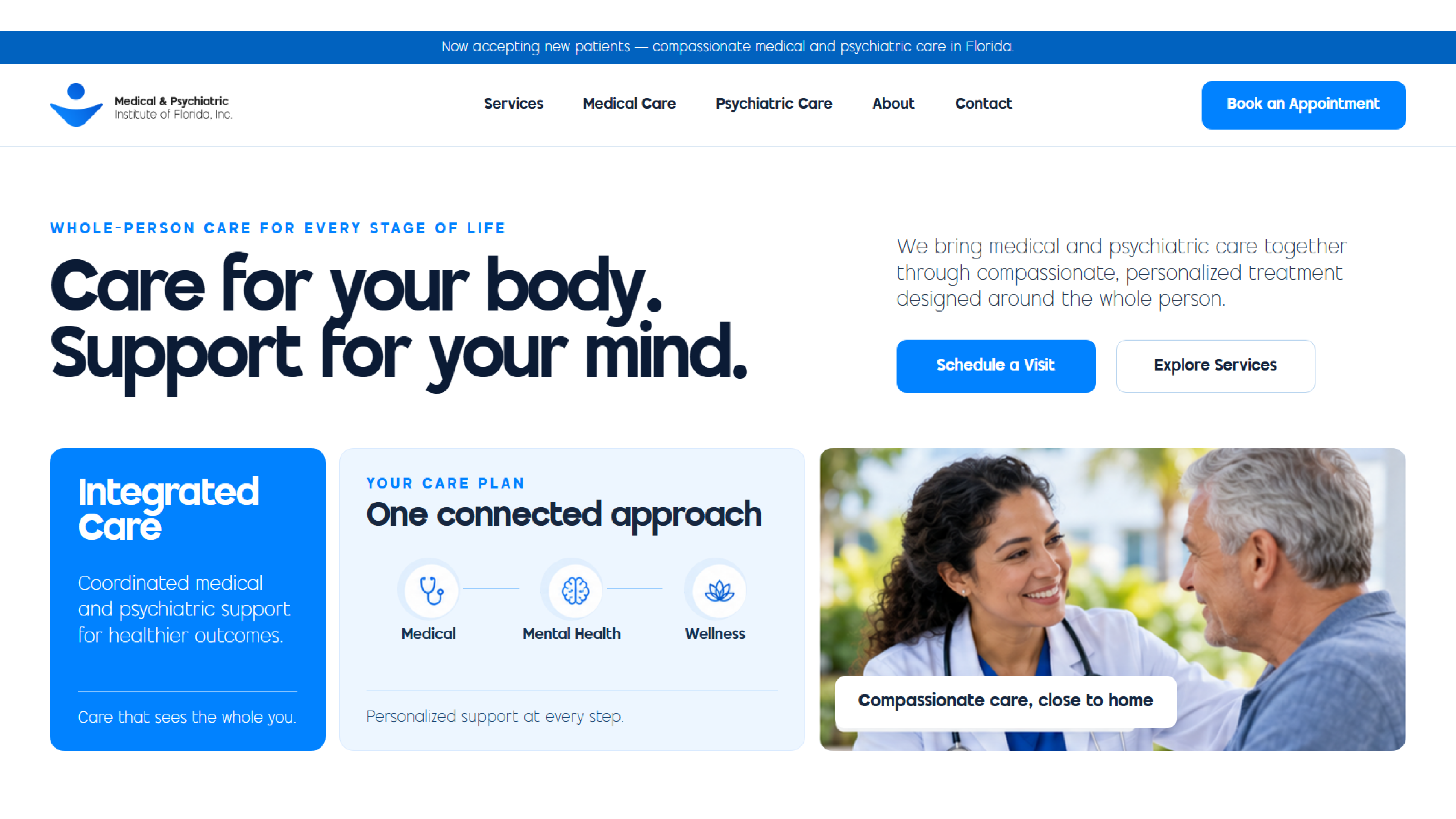Medical and Psychiatric Institute of Florida website