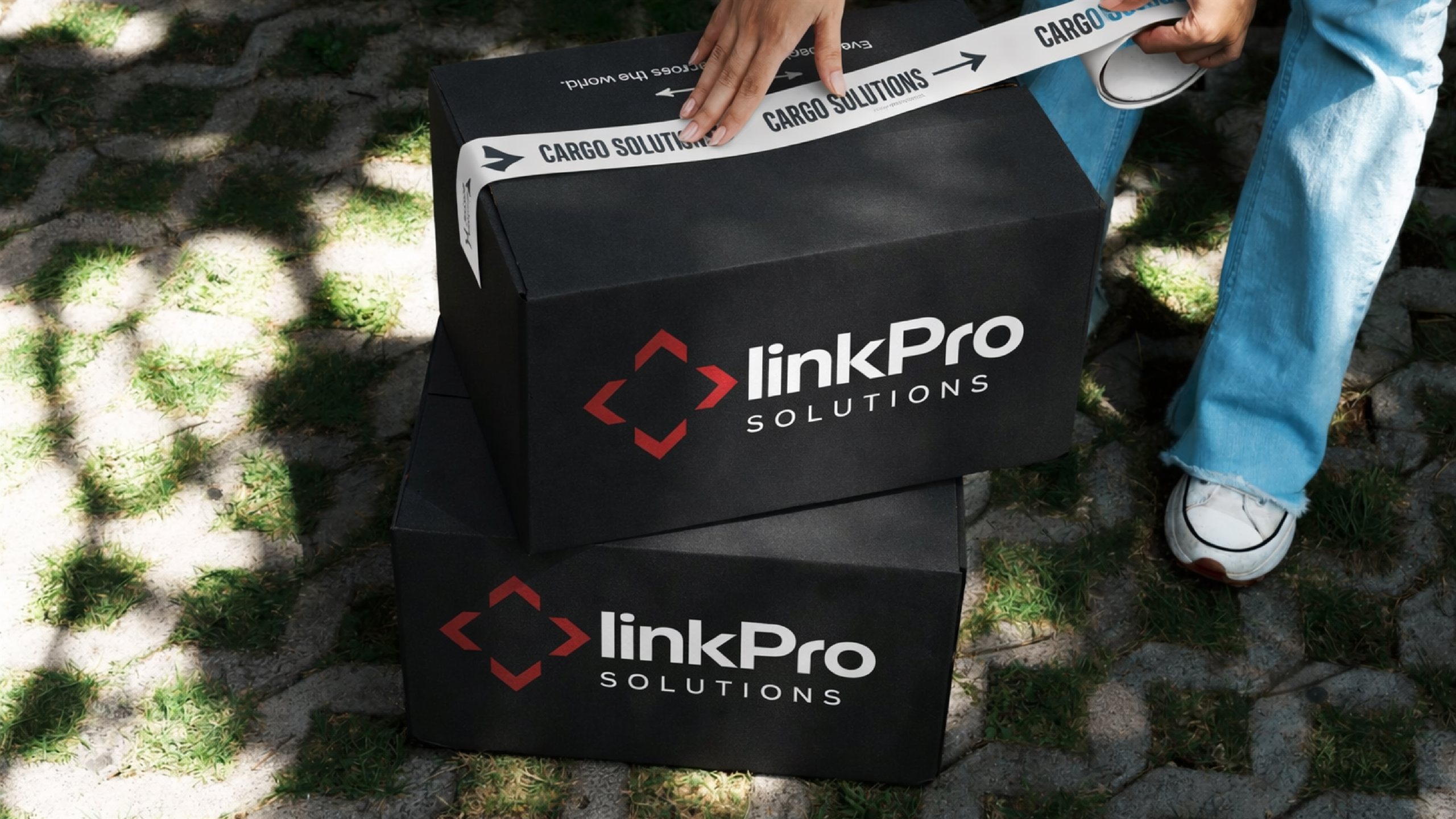 LinkPro Solutions Brand Identity Design, slide 9