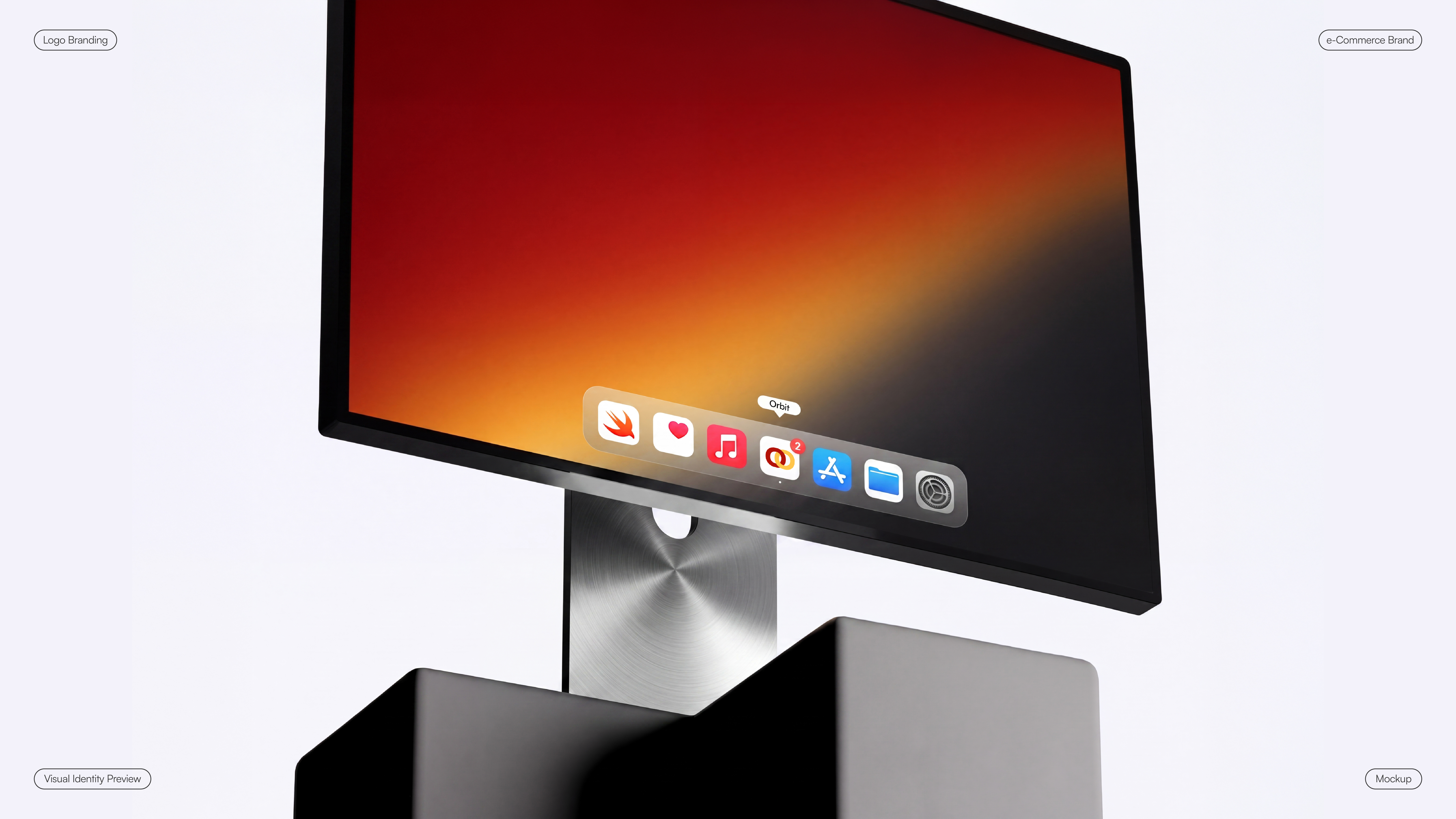 Orbit display mockup