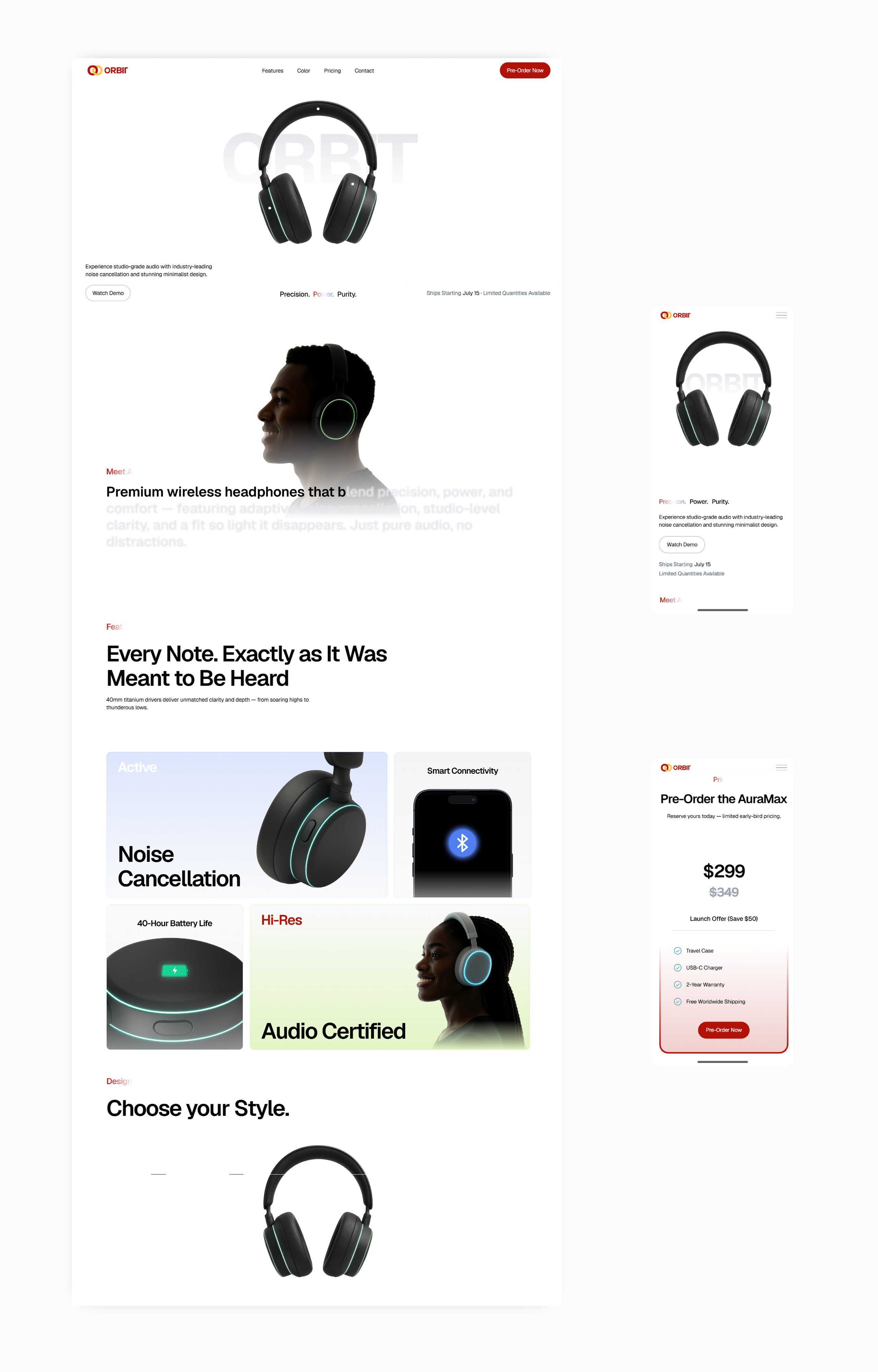 ORBIT Brand Identity And UI/UX Design, slide 11