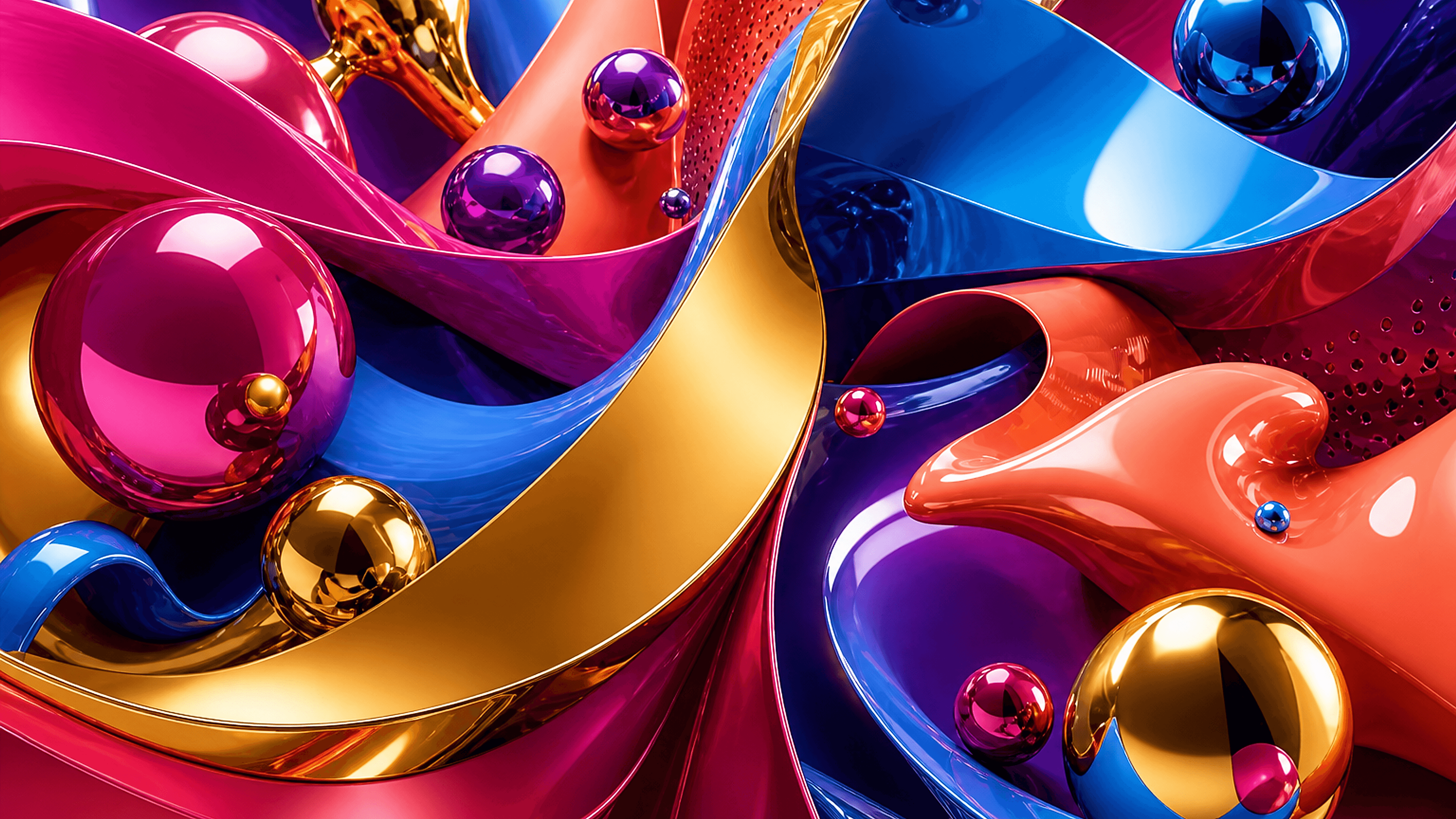 Abstract 3D colourful pattern for Campaign Design