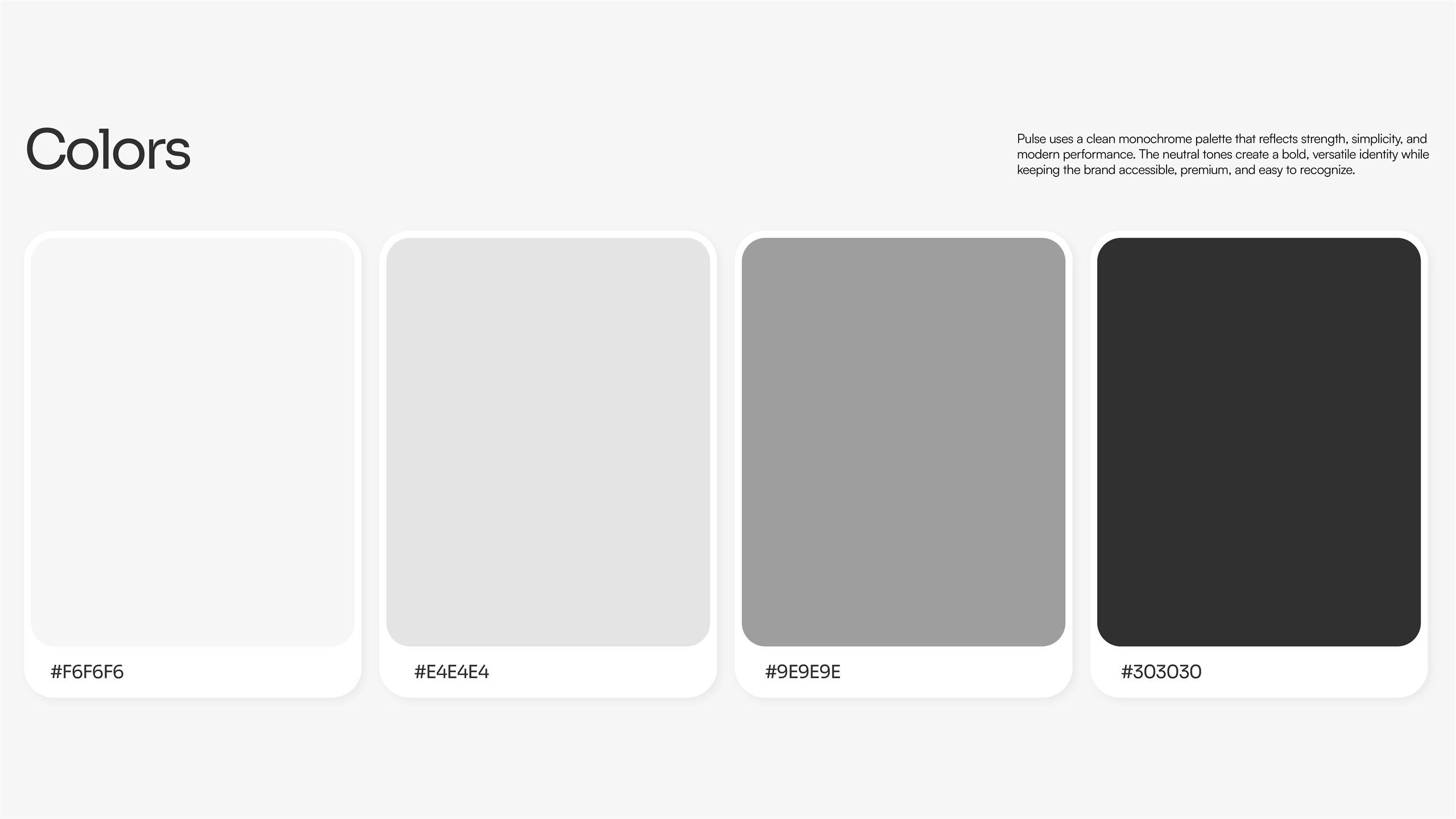 Pulse Brand Identity Design, slide 5