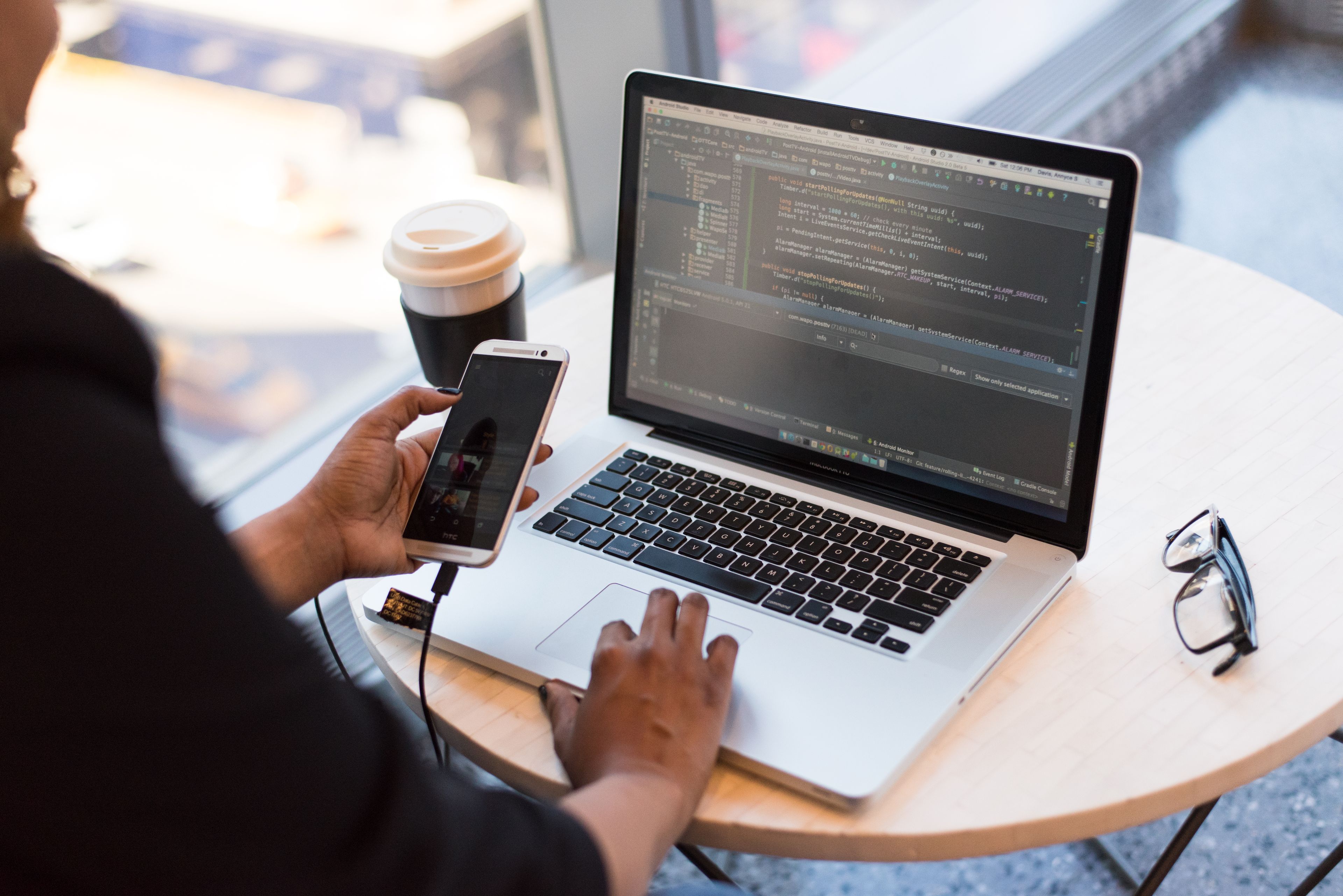 Software development on a laptop